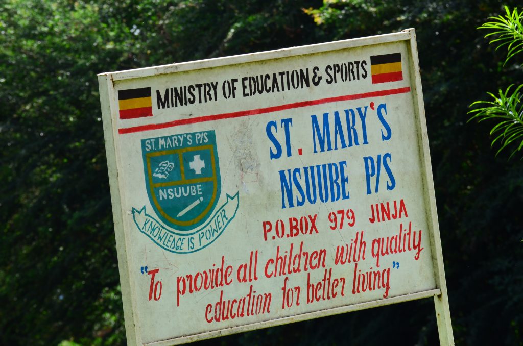 One of the schools where kids received scholastic items